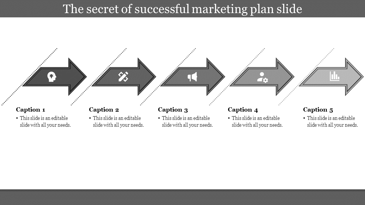 Free - Arrow Business And Marketing Plan template for PPT and Google slides